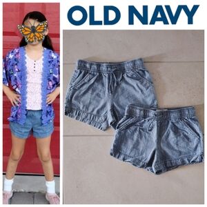 2 Pairs of Chambray Casual Shorts